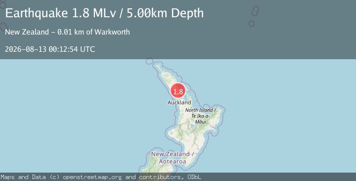 Map of North Island, New Zealand