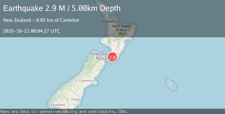 Map of North Island, New Zealand
