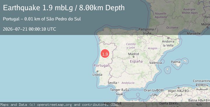 Map of Portugal