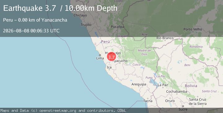 Map of Central Peru