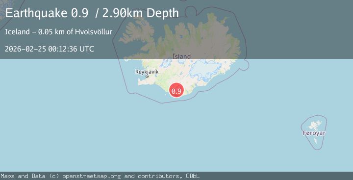 Map of Iceland