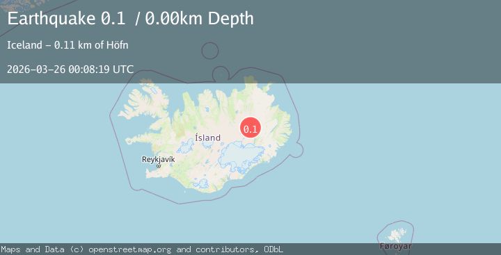 Map of Iceland
