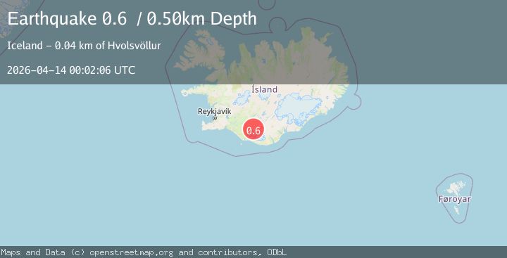 Map of Iceland