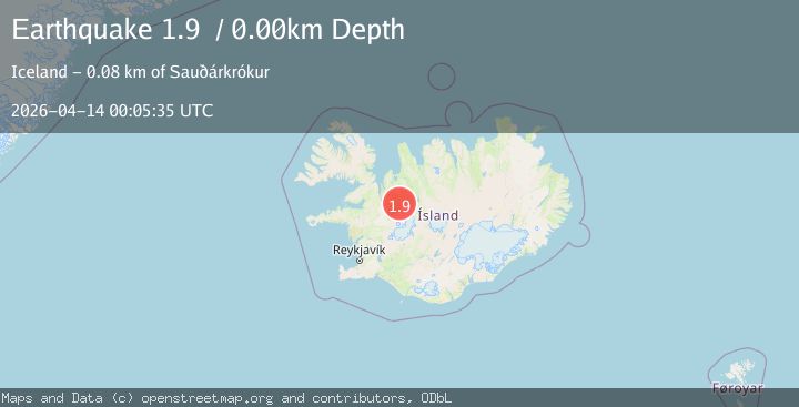 Map of Iceland