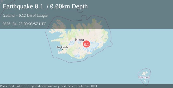 Map of Iceland