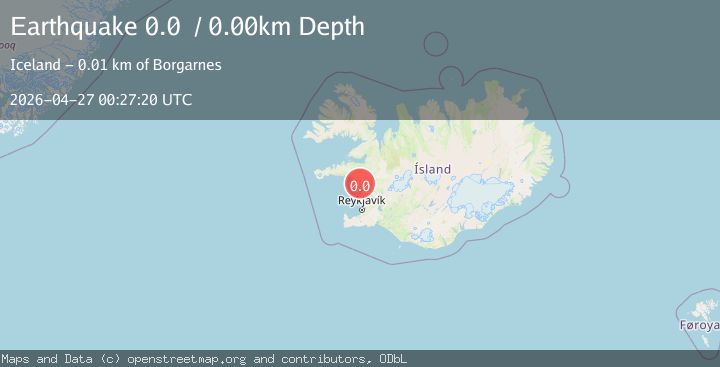 Map of Iceland