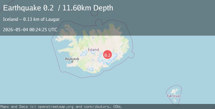 Map of Iceland