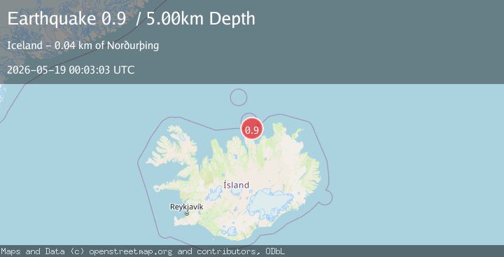 Map of Iceland Region