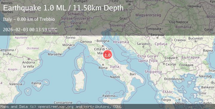 Map of Central Italy