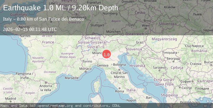 Map of Northern Italy