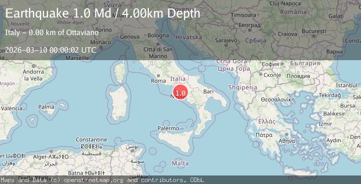 Map of Southern Italy