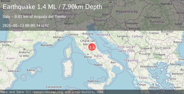 Map of Central Italy