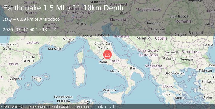 Map of Central Italy