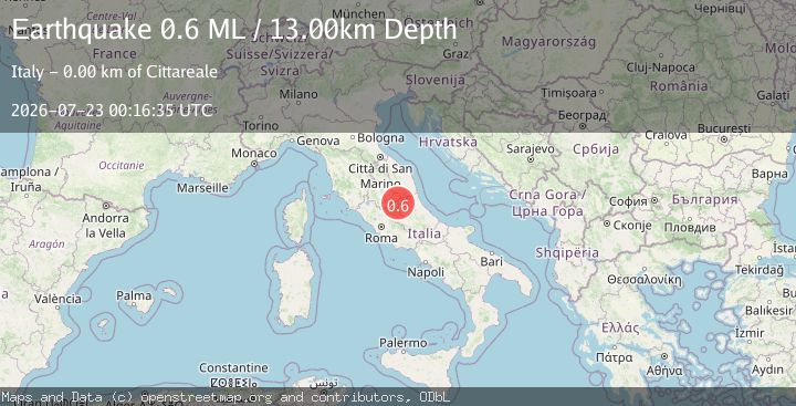 Map of Central Italy