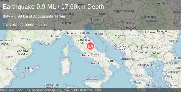 Map of Central Italy