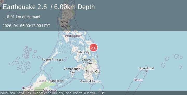 Map of Samar, Philippines