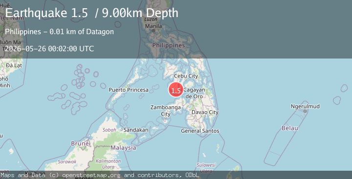 Map of Negros, Philippines