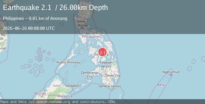 Map of Leyte, Philippines