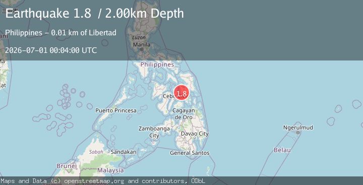 Map of Leyte, Philippines