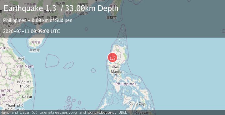 Map of Luzon, Philippines