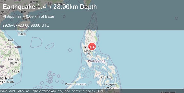 Map of Luzon, Philippines