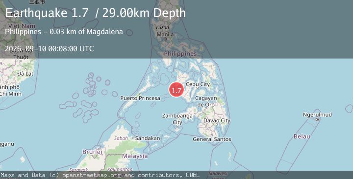 Map of Panay, Philippines