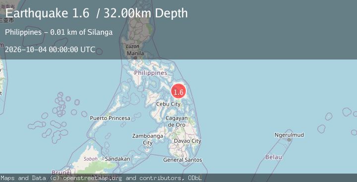 Map of Leyte, Philippines