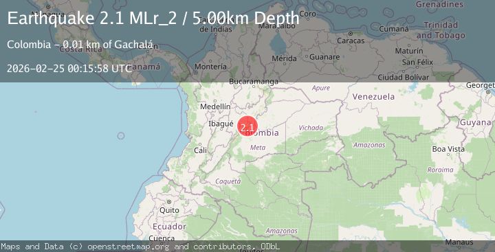 Map of Colombia
