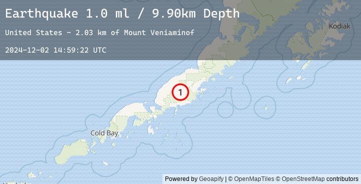 Map of 35 km N of Ivanof Bay, Alaska