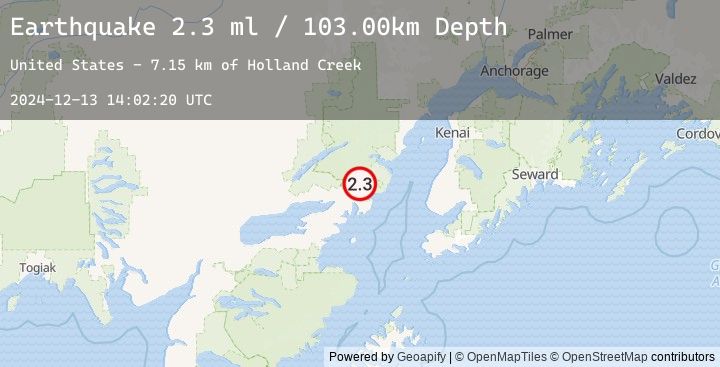 Map of 51 km ENE of Pedro Bay, Alaska