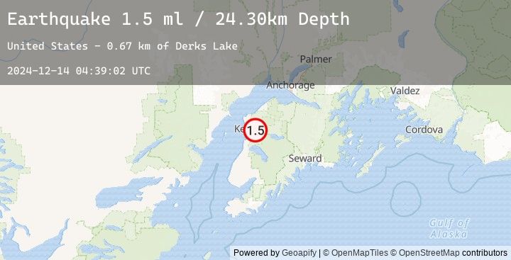 Map of 5 km E of Ridgeway, Alaska