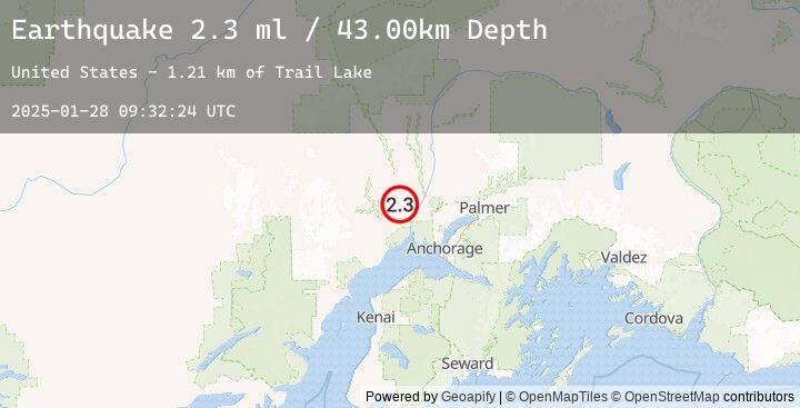Map of 17 km NW of Susitna, Alaska