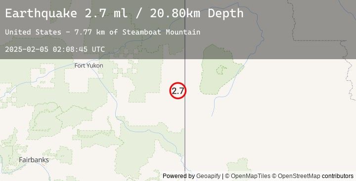 Map of 123 km ESE of Chalkyitsik, Alaska