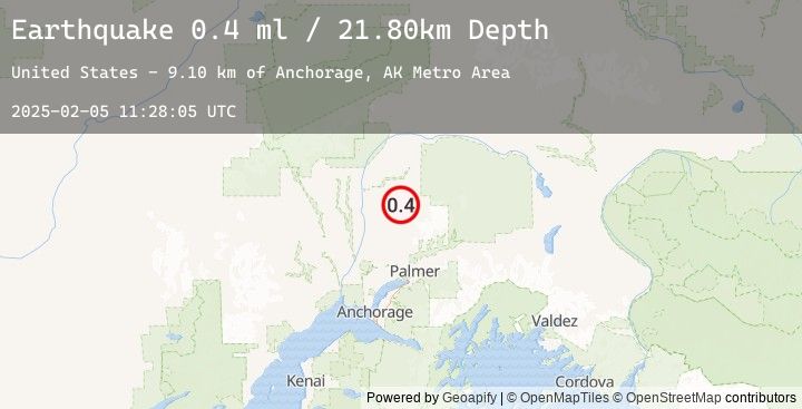 Map of 25 km ENE of Susitna North, Alaska