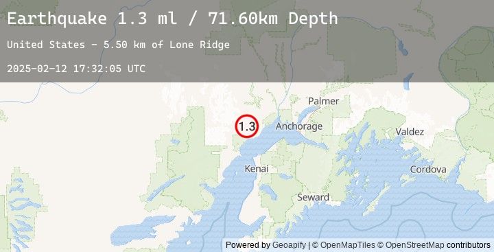 Map of 27 km WNW of Beluga, Alaska