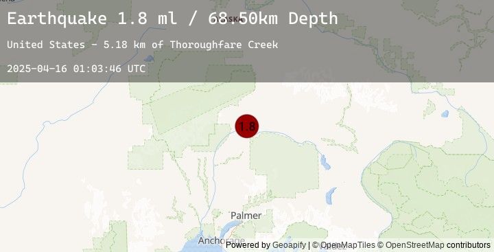 Map of 51 km S of Cantwell, Alaska
