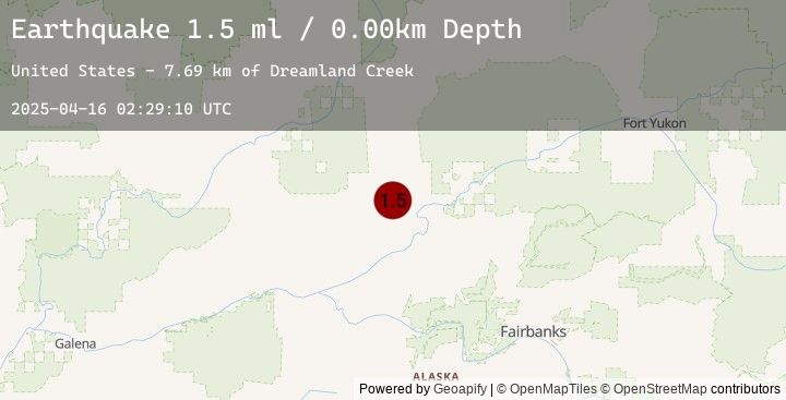 Map of 51 km NNW of Rampart, Alaska