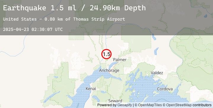 Map of 6 km NNW of Willow, Alaska
