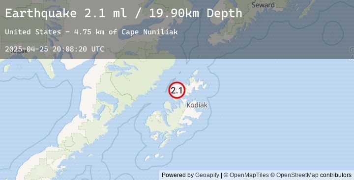 Map of 24 km WNW of Aleneva, Alaska