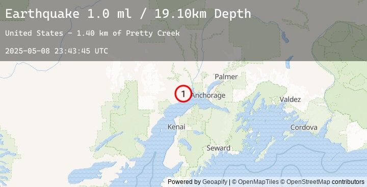 Map of 13 km NNE of Beluga, Alaska