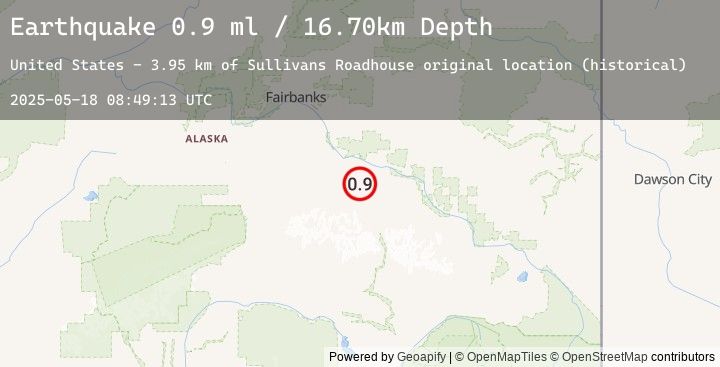 Map of 24 km SW of Whitestone, Alaska