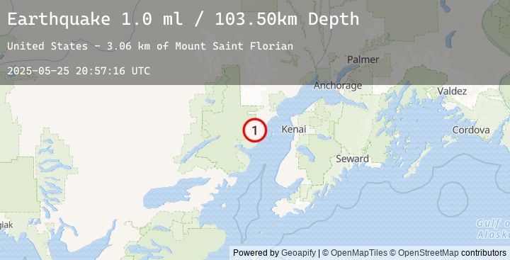 Map of 63 km W of Salamatof, Alaska