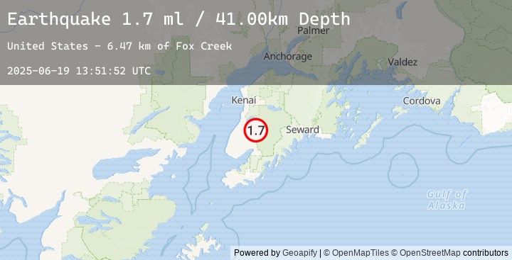 Map of 26 km N of Fox River, Alaska