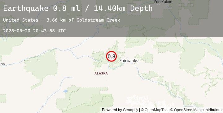 Map of 28 km SE of Minto, Alaska
