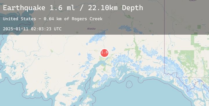 Map of 6 km NNW of Willow, Alaska
