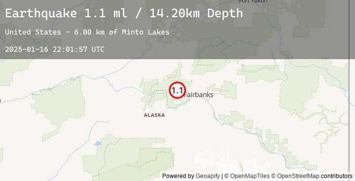 Map of 30 km WNW of Ester, Alaska