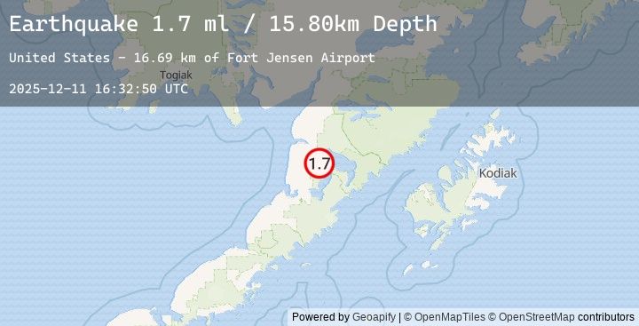 Map of 46 km SE of Egegik, Alaska
