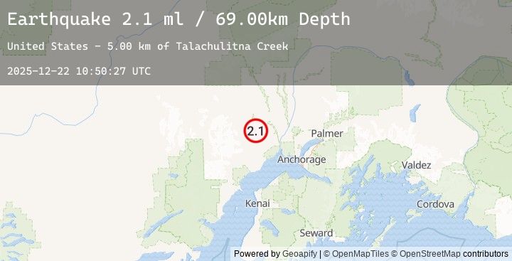 Map of 39 km S of Skwentna, Alaska