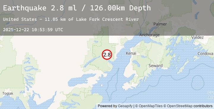 Map of 78 km ENE of Port Alsworth, Alaska