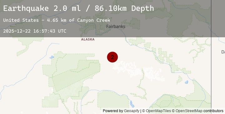Map of 50 km E of Healy, Alaska